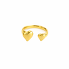 Double heart Ring