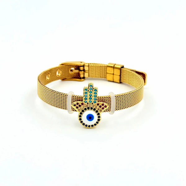 Hamsa Evil eye Watch Belt Bracelet
