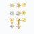 Aurora Spark Earrings Set