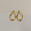 Divine pearl wrap earrings