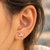 Lotus Trio Ball Back Stud