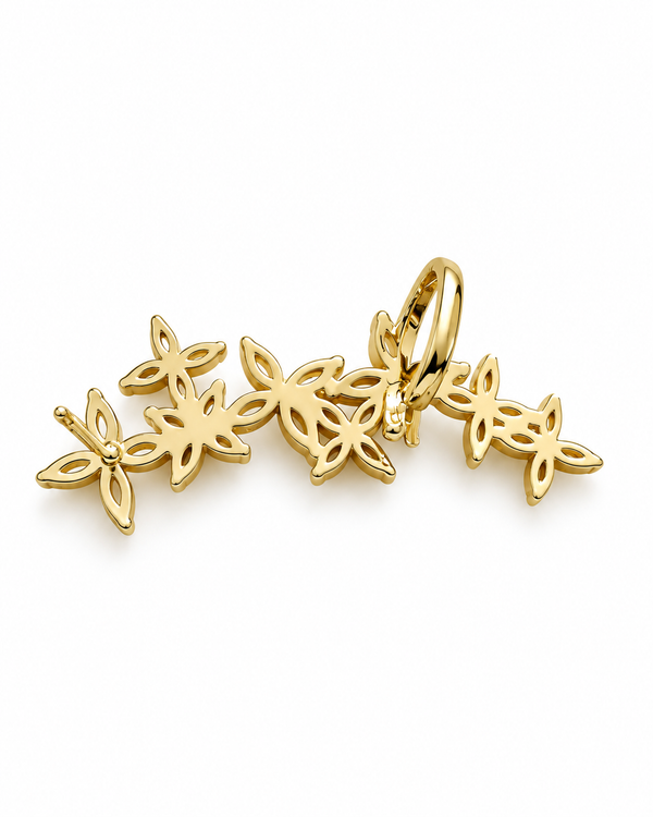 Elara Floral Vine Ear Cuff