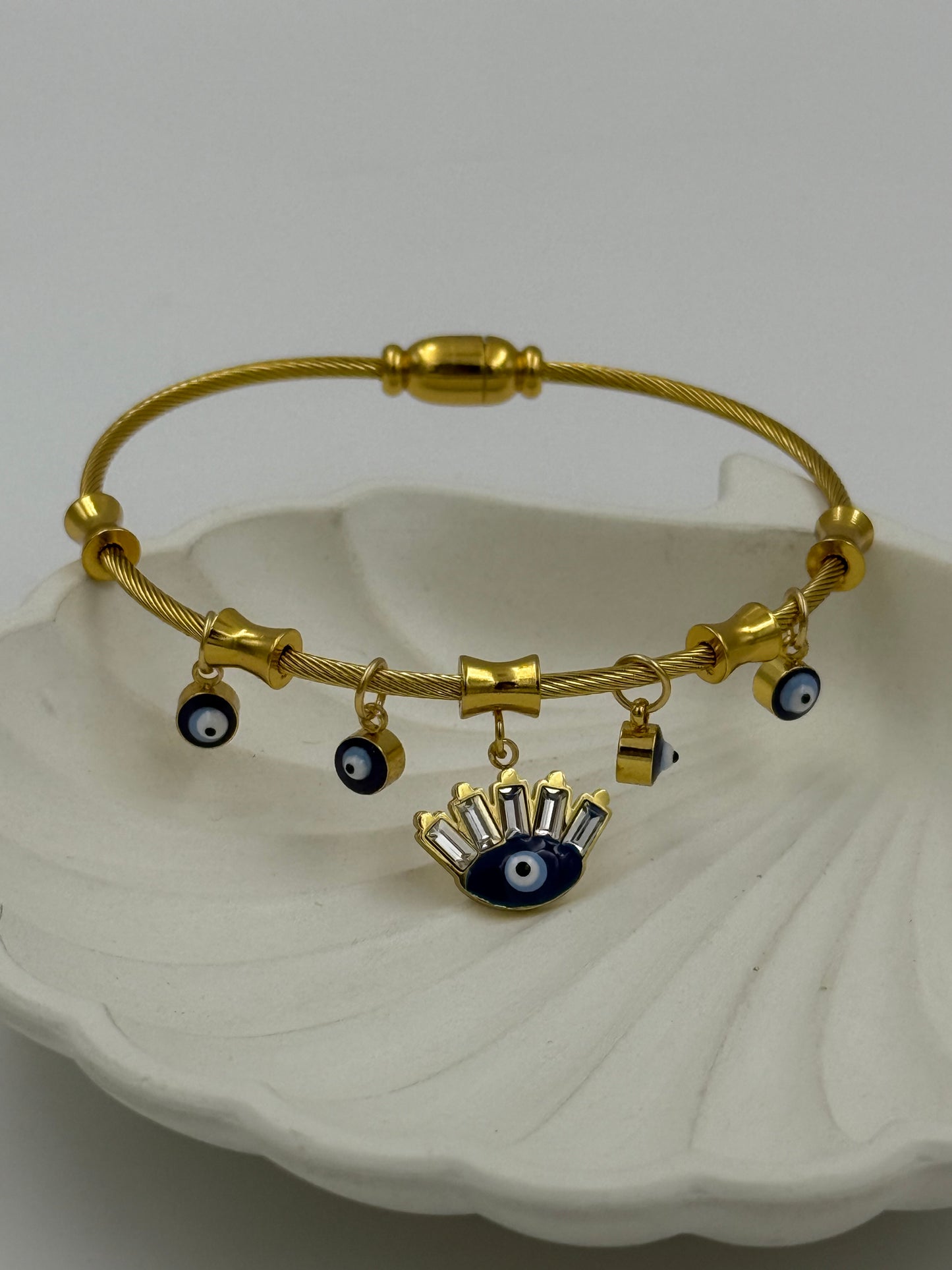 Dangling Evil eye Kada