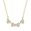 Two in one Heart Clover Necklace