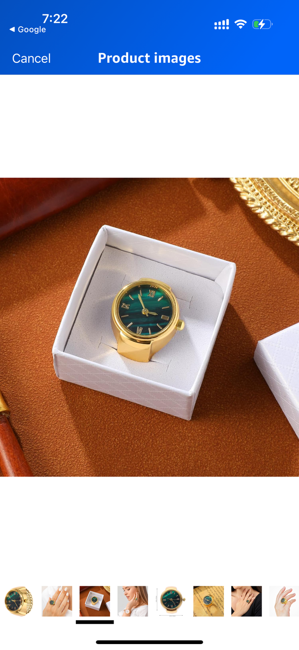 Golden Verve watch Ring