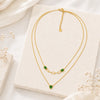 Heart Square LayerNecklace