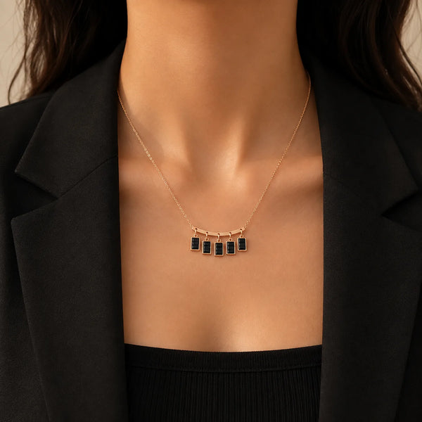 Dangling Crystal Necklace