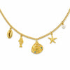 Shell fish Beach Charm Necklace