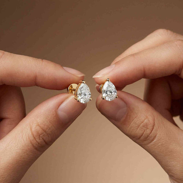 Teardrop Flat back Earrings