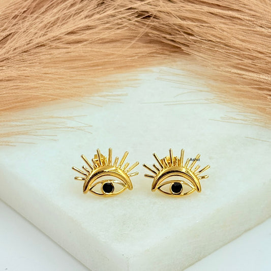 Evil eye stud Earrings