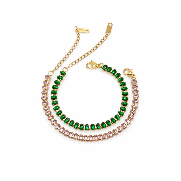 Shine Stack Tennis Bracelet