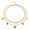 Evil Eye Layered Necklace