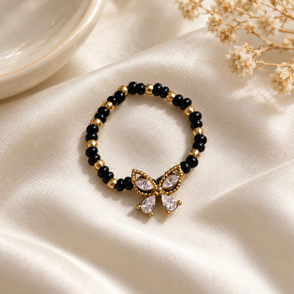 Aarvi Butterfly Mangalsutra Ring
