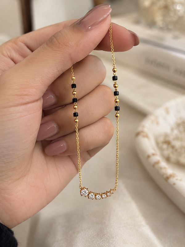 Meher Crystal Arc Mangalsutra