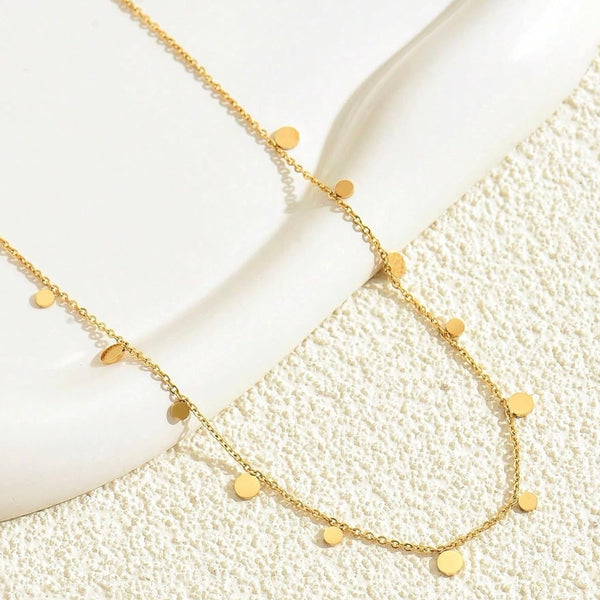 Disc Charm Necklace