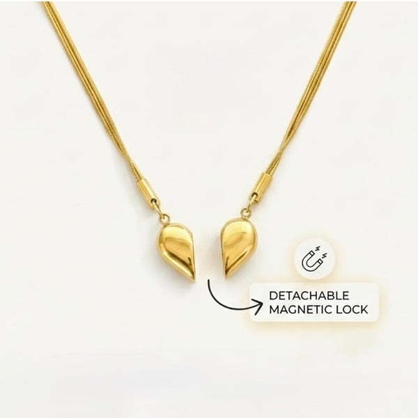 Heart Megnat pendant Necklace
