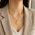 Rose Stamp Necklace