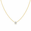 Round Solitaire Necklace