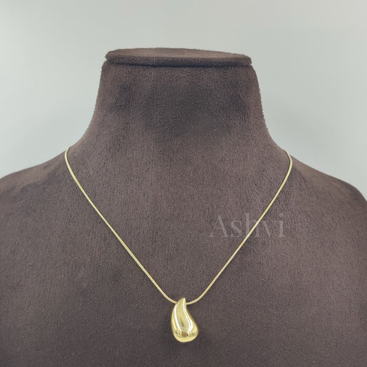 Bold TearDrop Necklace Big