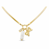 Bow Multi Charms Necklace