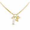 Bow Multi Charms Necklace