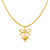 Bow heart Snake Chain Necklace