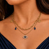 Evil Eye Layered Necklace