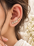 Crystal Floral Climber Ear Cuff