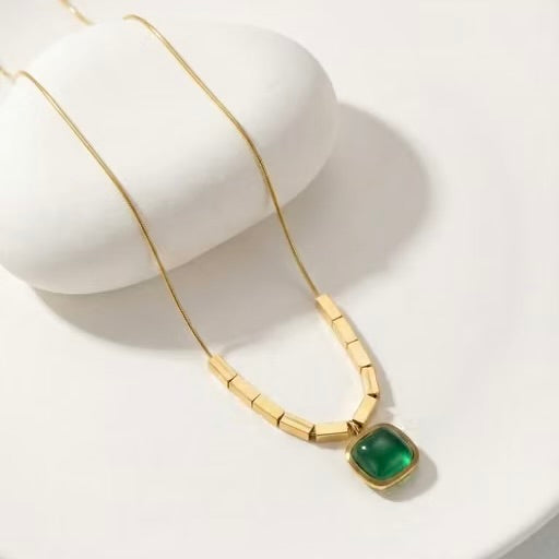 Crystal Cubes Necklace