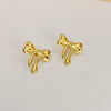 Glam bow bloom earrings