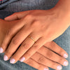 Tiny line ring