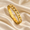Celeste Crystal Gold Kada