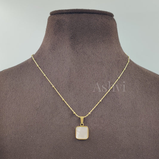 Classic Square Necklace