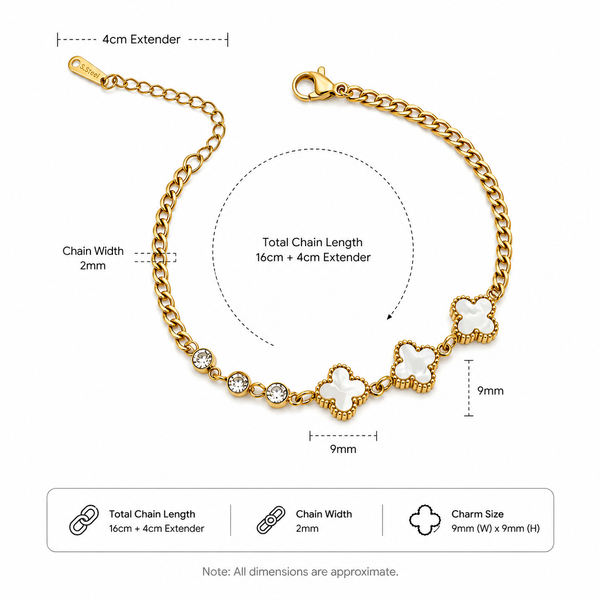 Clover Diamond Bracelet