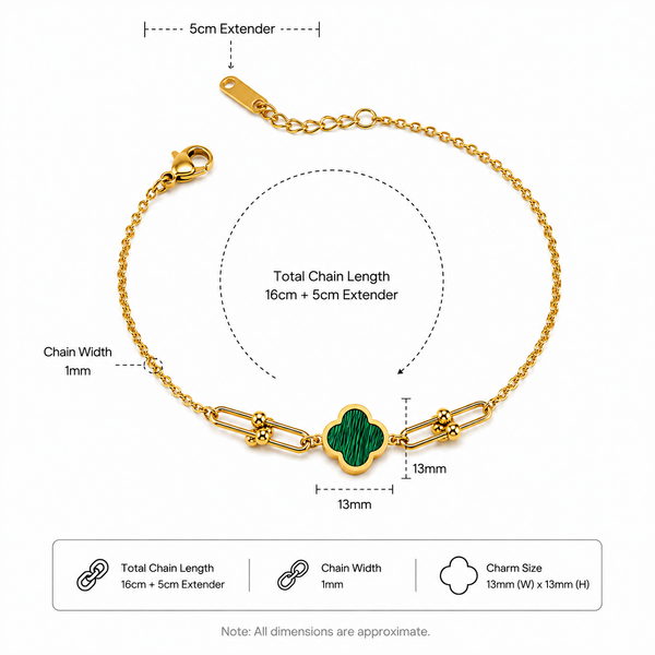 Clover link Bracelet