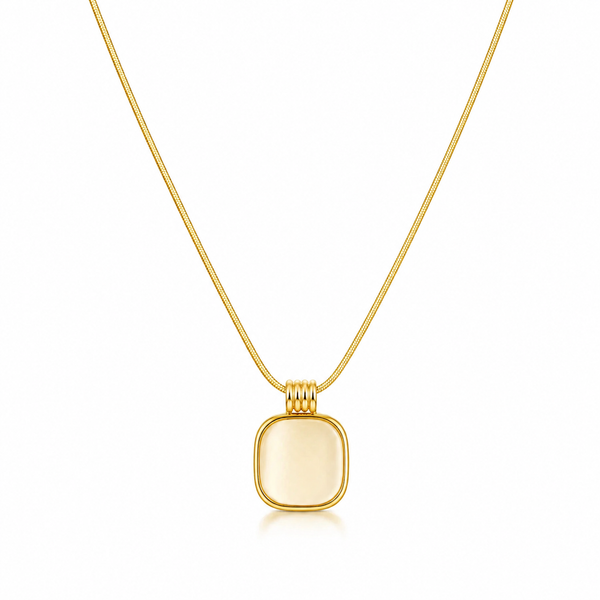 Cream Stone Necklace