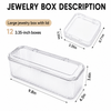 Acrylic Jewelry Organizer Box – Transparent Portable Storage