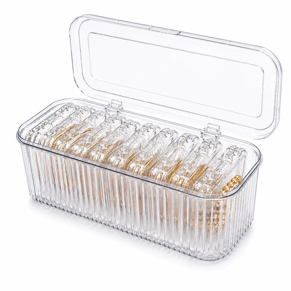 Acrylic Jewelry Organizer Box – Transparent Portable Storage