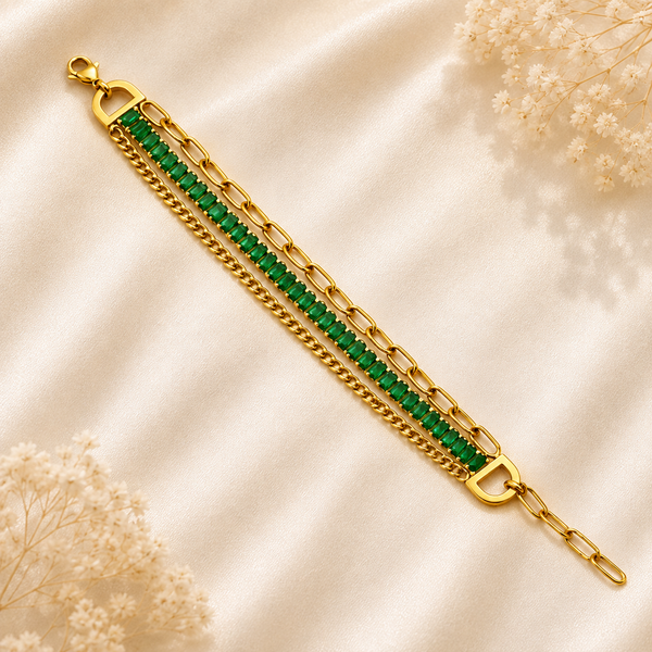 Crystal Armor Bracelet