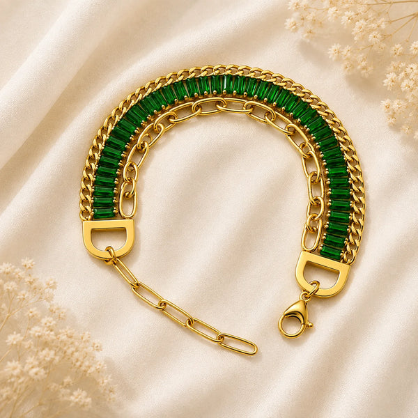 Crystal Armor Bracelet