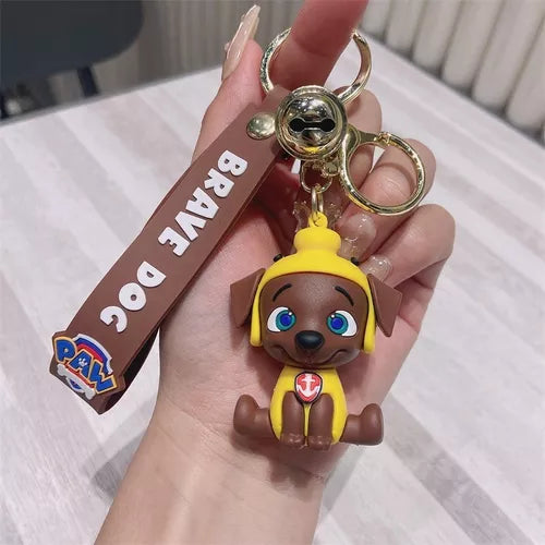 Brave Dog 3D keychain