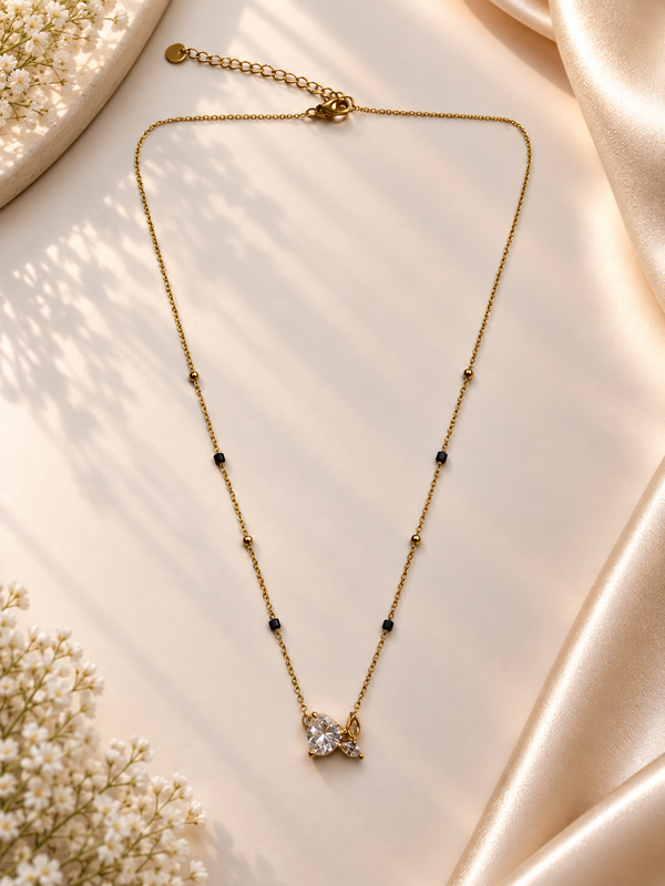 Aira Crystal Butterfly Mangalsutra