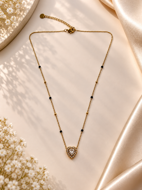 Ishita Halo Heart Mangalsutra