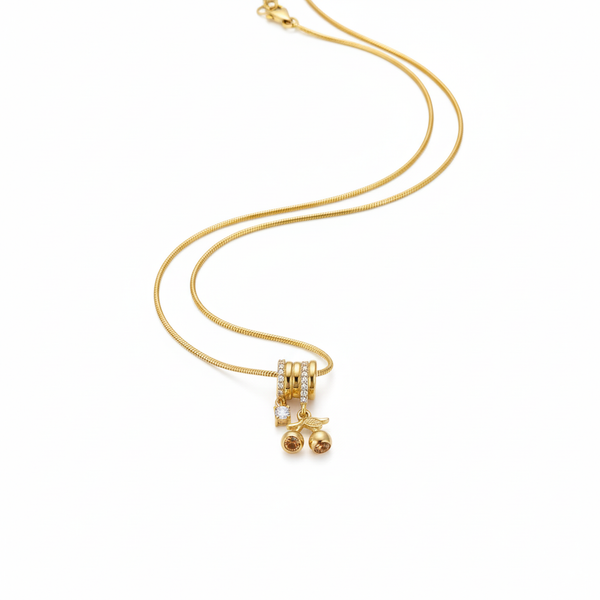 Cherry Glimmer Necklace