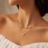 Heart Square LayerNecklace