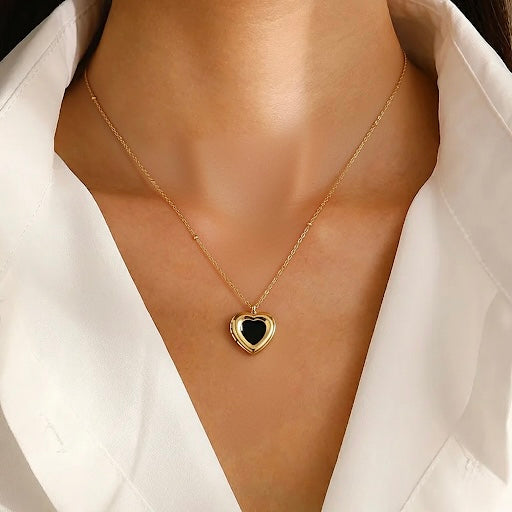 Double Heart Necklace