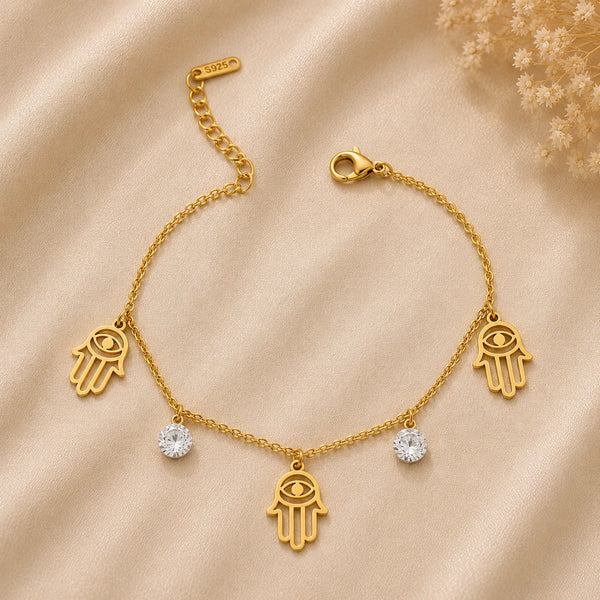 Dangling Hamsa Bracelet