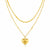 Double Layer Heart Necklace
