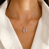 Diamond Bar Necklace
