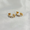 Mini glam hoops earrings